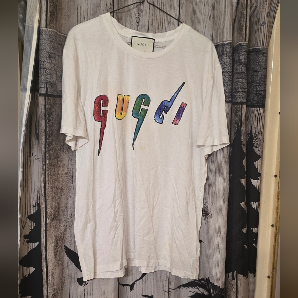 GUCCI Blade COTTON T-SHIRT Sz XXL